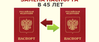 замена паспорта